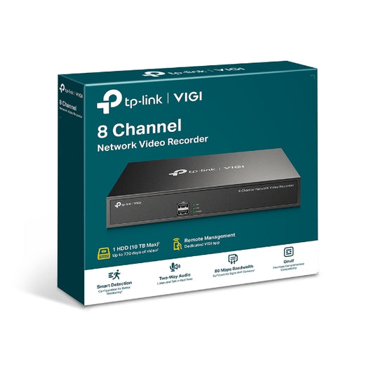 TP-Link VIGI NVR1008H 8 Channel NVR -demo