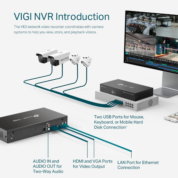 TP-Link VIGI NVR1008H 8 Channel NVR -demo